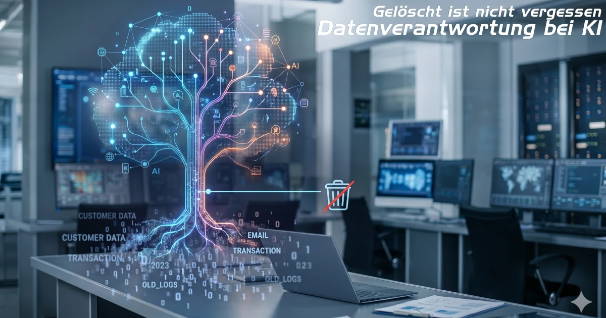Gelöscht ist nicht vergessen | Datenverantwortung bei KI