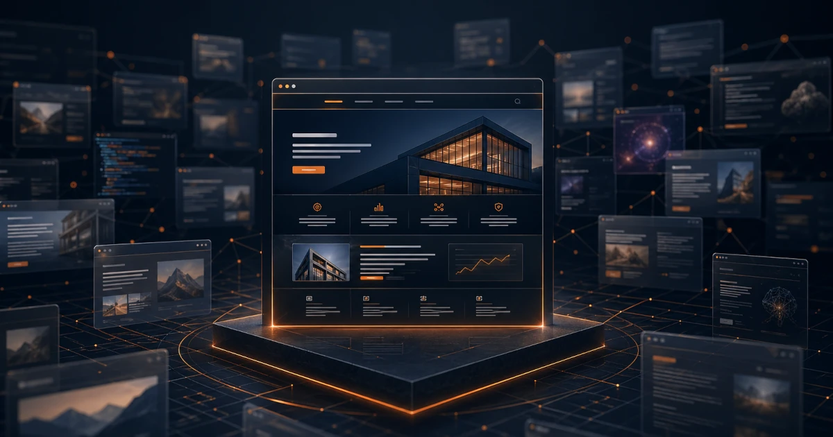 Technische Qualitätsarchitektur einer Website mit Performance, Barrierefreiheit, Datenschutz und Security