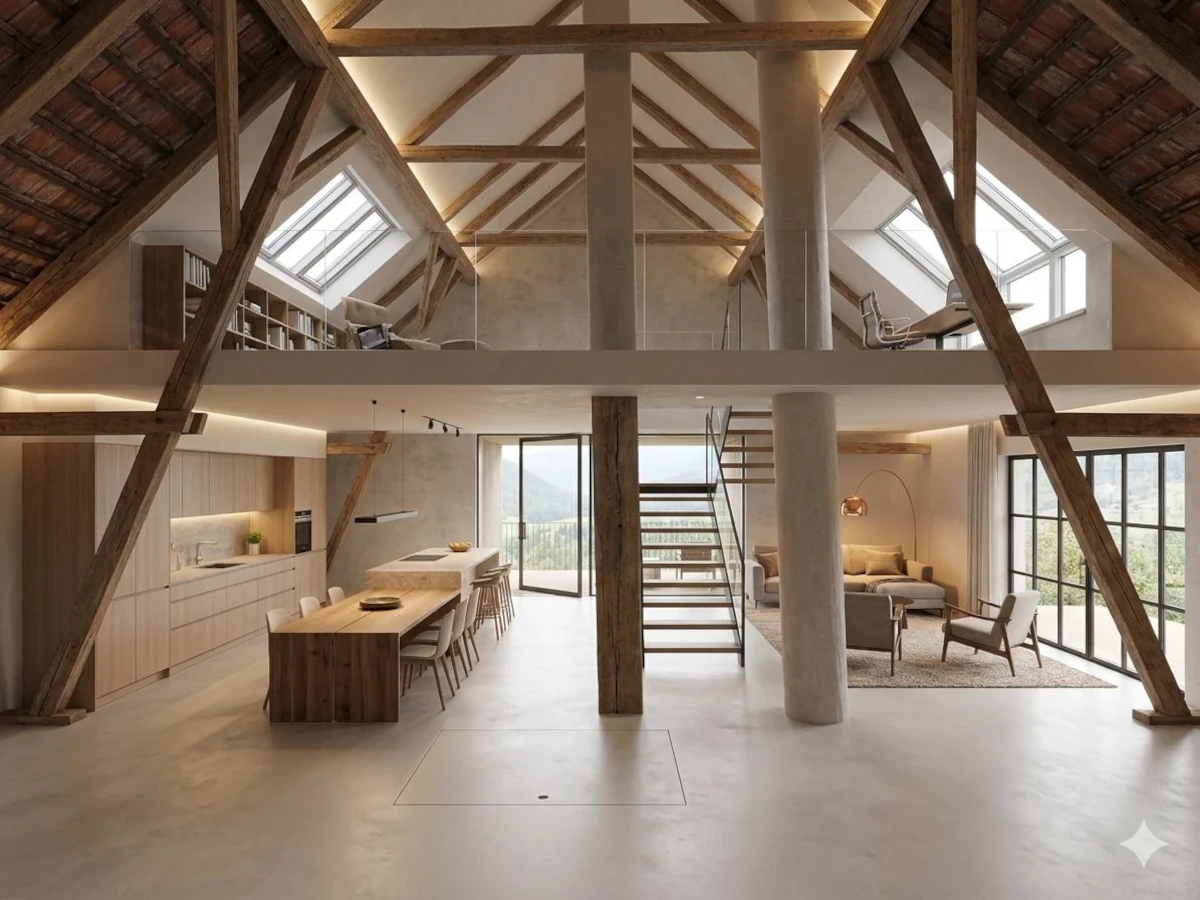 Weiterentwickelte KI-Variante mit nachgeschärfter Raumwirkung und besserer Struktur